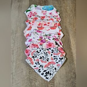 Baby Snap Bandana Style Drool Bibs